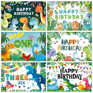 Niedliche Dino Poster Banner für den Kindergeburtstag, Feier, Geburtstag
