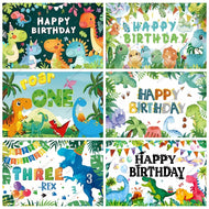 Niedliche Dino Poster Banner für den Kindergeburtstag, Feier, Geburtstag