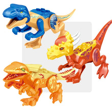 Laden Sie das Bild in den Galerie-Viewer, Bunte Jurassic World Dinosaurier Baustein Spielzeug Figuren
