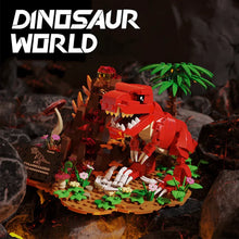 Laden Sie das Bild in den Galerie-Viewer, Tyrannosaurus-Rex Klemm-Baustein Spielzeug -Dinosaurier Welt - 559 Teile