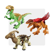 Laden Sie das Bild in den Galerie-Viewer, Velociraptor Triceratops Indominus T-Rex uvm. Jurassic World Dinosaurier Figuren