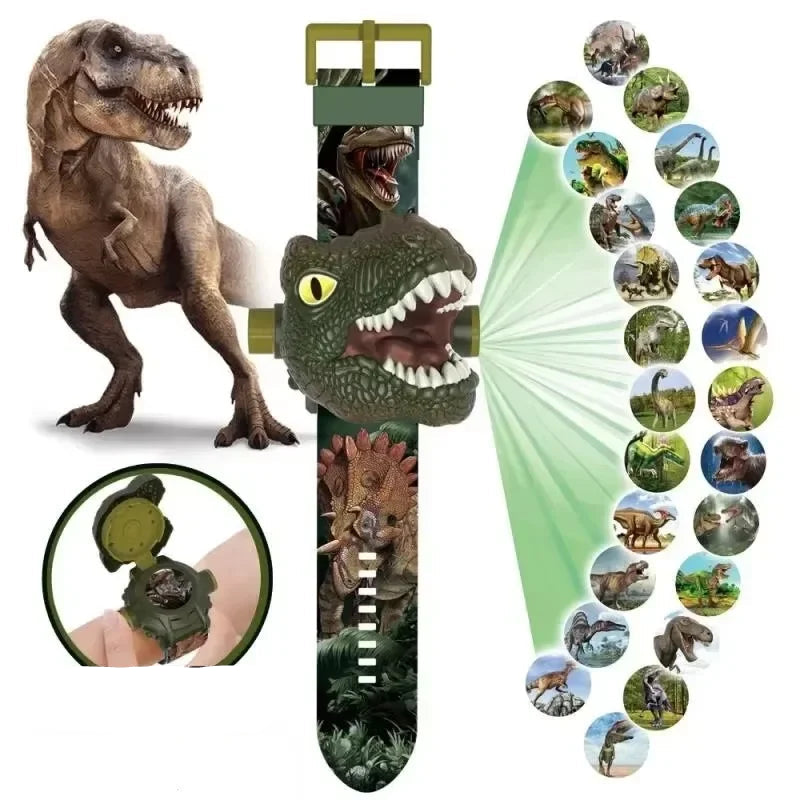 Dino Projektions Uhr Armband für Kinder