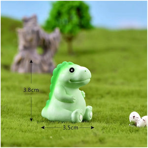 8 Stk. Resin Dinosaurier Figuren als Torten oder Kuchen Dekoration