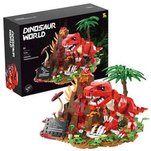 Laden Sie das Bild in den Galerie-Viewer, Tyrannosaurus-Rex Klemm-Baustein Spielzeug -Dinosaurier Welt - 559 Teile