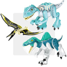 Laden Sie das Bild in den Galerie-Viewer, Bunte Jurassic World Dinosaurier Baustein Spielzeug Figuren