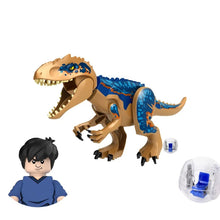 Laden Sie das Bild in den Galerie-Viewer, Jurassic Dinosaurier Figuren mit Mini Figur und Escape Pod