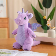 Laden Sie das Bild in den Galerie-Viewer, Liebliche Dino Drachen Kuscheltiere (20cm oder 30cm)
