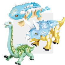 Laden Sie das Bild in den Galerie-Viewer, Bunte Jurassic World Dinosaurier Baustein Spielzeug Figuren