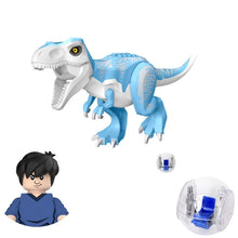 Laden Sie das Bild in den Galerie-Viewer, Jurassic Dinosaurier Figuren mit Mini Figur und Escape Pod