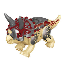 Laden Sie das Bild in den Galerie-Viewer, Velociraptor Triceratops Indominus T-Rex uvm. Jurassic World Dinosaurier Figuren