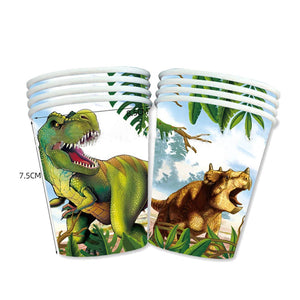 Dinosaurier Kindergeburtstag Deko (Teller, Becher, Ballons uvm.)