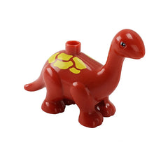 Laden Sie das Bild in den Galerie-Viewer, Farbenfrohe Dino Baustein Spielzeug Figuren