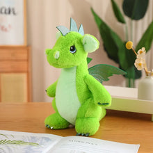 Laden Sie das Bild in den Galerie-Viewer, Liebliche Dino Drachen Kuscheltiere (20cm oder 30cm)