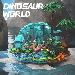 Brachiosaurus Klemm Baustein Set mit 541 Bausteinen