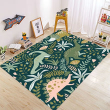 Laden Sie das Bild in den Galerie-Viewer, Spielmatten - Teppiche mit Dinosaurier-Motiv, rutschfest, maschinenwaschbar, für Kinder