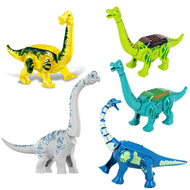 Brachiosaurus Dinos in verschiedenen Farben und Formen