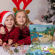 Laden Sie das Bild in den Galerie-Viewer, Dinosaurier Adventskalender mit 24 Dino Figuren