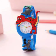 Niedliche Dino Kinder Armbanduhr mit 3D Dino