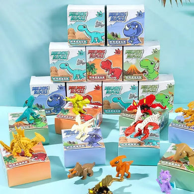10er Set Dino Figuren zum selbst bauen
