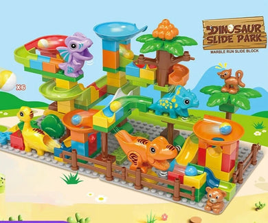 Dinosaurier Murmelbahn zum selbstbauen
