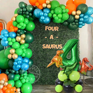Alles für die Dino Geburtstagsfeier - Luftballons, Banner uvm.