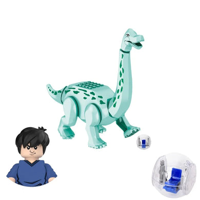 Jurassic Dinosaurier Figuren mit Mini Figur und Escape Pod