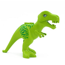 Laden Sie das Bild in den Galerie-Viewer, Farbenfrohe Dino Baustein Spielzeug Figuren