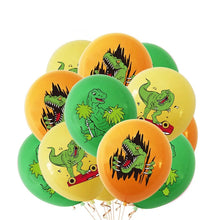 Laden Sie das Bild in den Galerie-Viewer, 12 Stk. Dinosaurier Ballons für Geburtstag, Deko etc.