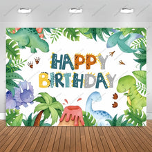 Laden Sie das Bild in den Galerie-Viewer, Niedliche Dino Poster Banner für den Kindergeburtstag, Feier, Geburtstag