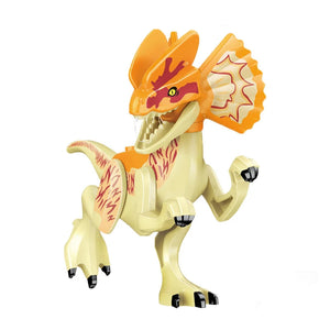 Bunte Jurassic World Dinosaurier Baustein Spielzeug Figuren