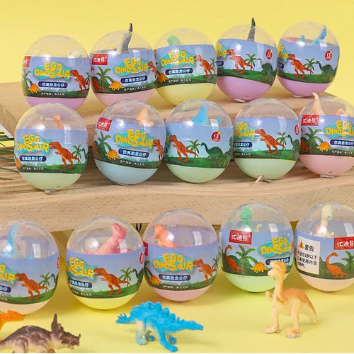 10er Set Dino Kapsel mit Dino Figur Spielzeug
