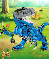 2-in-1 Dinosaurier T-Rex Motorrad Bausatz kaufen - Dinosaurier.store