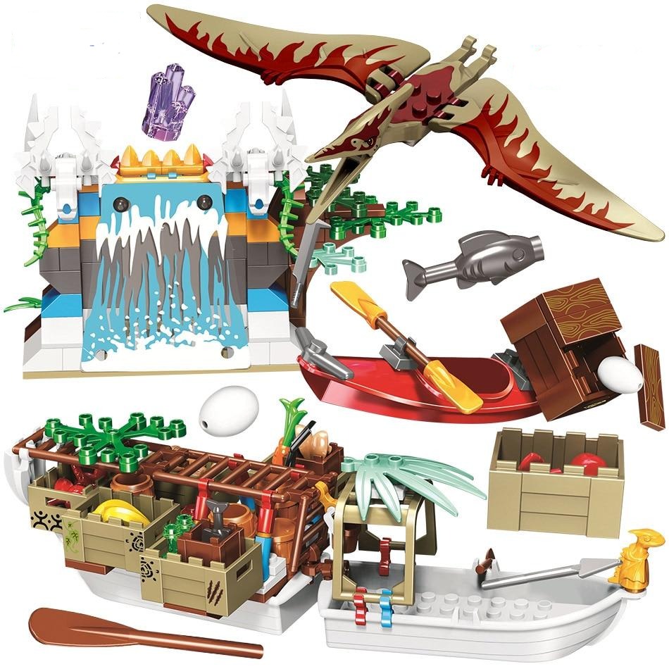 Jurassic World Dinosaurier Boot mit Flugsaurier und Zubehör (272 Teile) kaufen - Dinosaurier.store