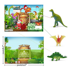 Laden Sie das Bild in den Galerie-Viewer, Adventskalender mit Dinosaurier-Figuren und Spielmatte kaufen - Dinosaurier.store