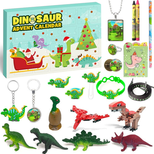 Adventskalender mit abwechslungsreichen Dinosaurier Spielzeug Figuren kaufen - Dinosaurier.store