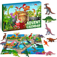 Adventskalender mit Dinosaurier-Figuren und Spielmatte kaufen - Dinosaurier.store