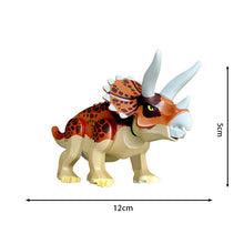 Laden Sie das Bild in den Galerie-Viewer, Triceratops Baustein Figur kaufen - Dinosaurier.store