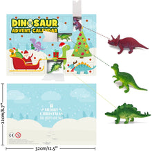 Laden Sie das Bild in den Galerie-Viewer, Adventskalender mit abwechslungsreichen Dinosaurier Spielzeug Figuren kaufen - Dinosaurier.store