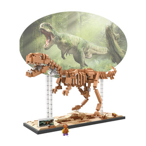 Tyrannosaurus Plesiosaurus Fossil Dinosaurier Modelle Baustein Set kaufen - Dinosaurier.store