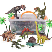 Laden Sie das Bild in den Galerie-Viewer, Dinosaurier Spielmatte mit Figuren Dino Spielzeug Set kaufen - Dinosaurier.store