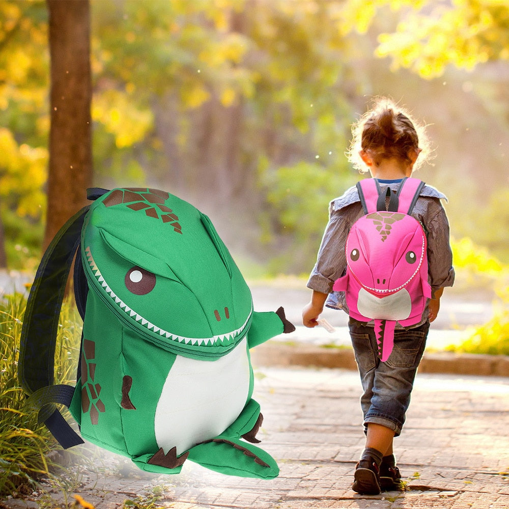 Kinder Rucksack Dinosaurier Cartoon – Für Kindergarten, Vorschule, Leicht & Gepolstert