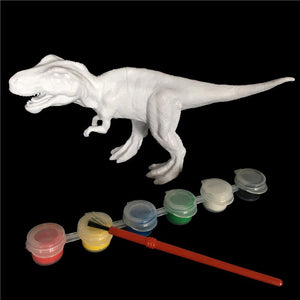 Dinosaurier Figuren zum anmalen inkl. Pinsel und Farbe kaufen - Dinosaurier.store