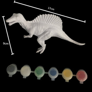 Dinosaurier Figuren zum anmalen inkl. Pinsel und Farbe kaufen - Dinosaurier.store