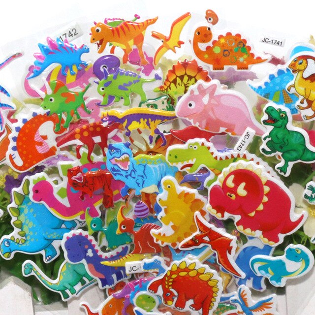 Bubble 3D Dinosaurier Sticker Aufkleber kaufen - Dinosaurier.store