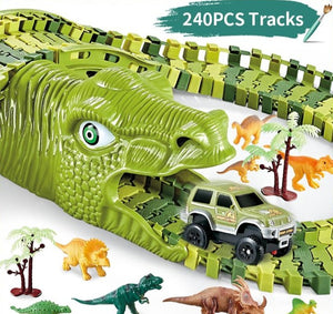 Dinosaurier Rennbahn, Rennstrecke Track Spielzeug Set Dino Toys kaufen - Dinosaurier.store