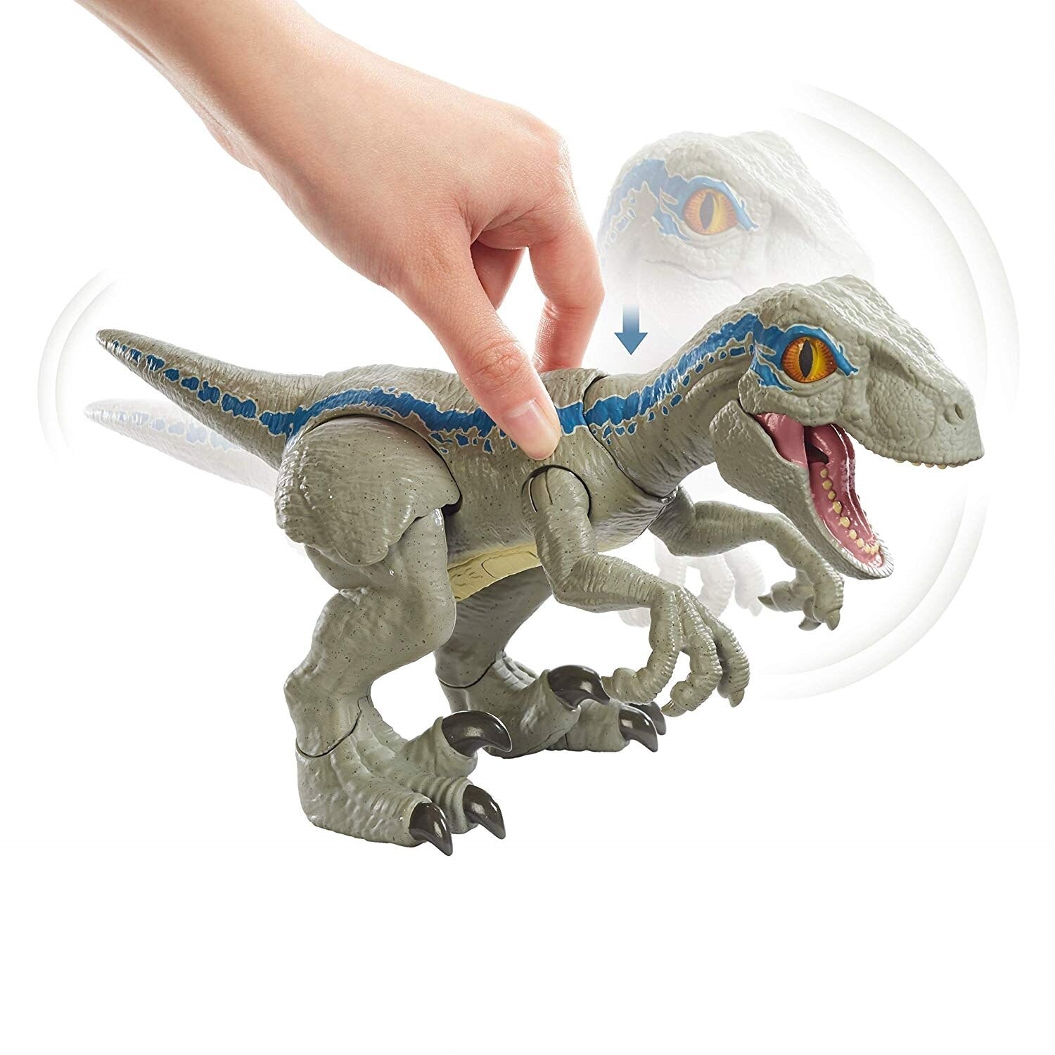 jurassic world spielzeug blue Jurassic World Dinosaurier Spielzeug Blue mit Sound Effekt Spielzeug