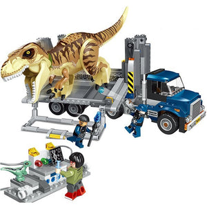 Jurassic World Dinosaurier mit LKW Baustein Spielzeug Set kaufen - Dinosaurier.store
