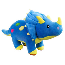 Laden Sie das Bild in den Galerie-Viewer, XXL Triceratops Kuscheltier Plüsch Dino (120cm) kaufen - Dinosaurier.store