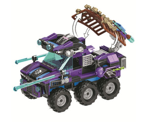 Dinosaurier Jurassic Baustein Set mit Jeep und 3 Figuren (422 Teile) kaufen - Dinosaurier.store
