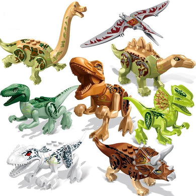 8 Stk. Dinosaurier Baustein Figuren Set kaufen - Dinosaurier.store